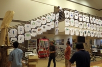 阿寒湖Ｔシャツアート展開催中