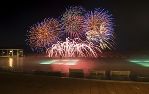 ２月は氷上花火！