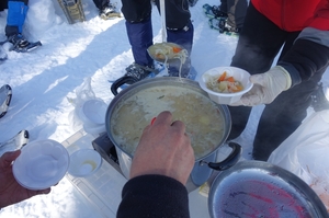 スノーシューでひょうたん沼へ