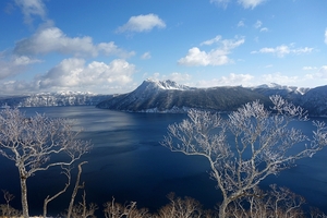 摩周湖外輪樹氷散歩