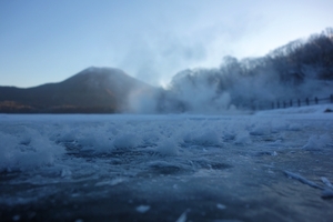 連続氷点下２１℃の朝