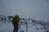 初雪の大雪山縦走・中編