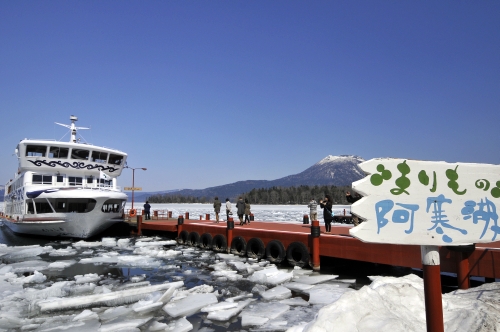 快晴の今日の阿寒湖