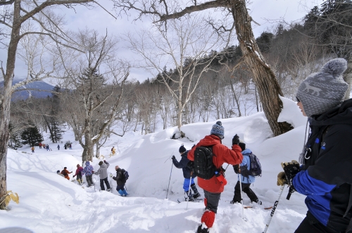 冬の白湯山スノーハイク後編