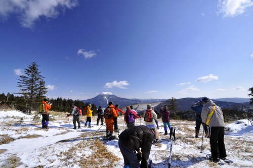 冬の白湯山スノーハイク前編