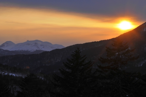 黄昏の双岳台