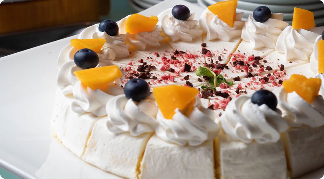 Rich buffet with the tastes of each season